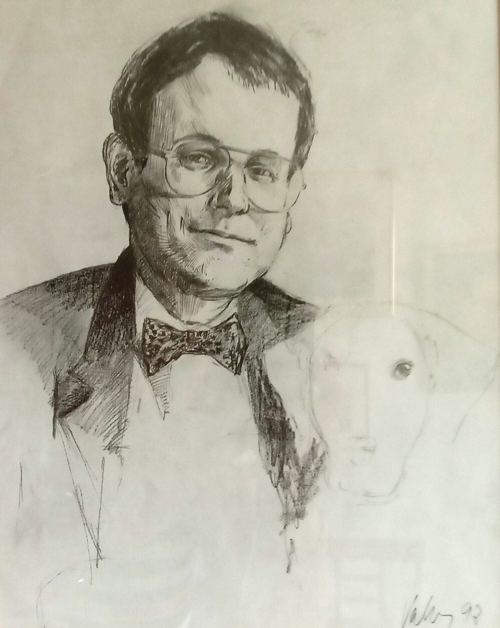 kreslený portrét Pavol Janík