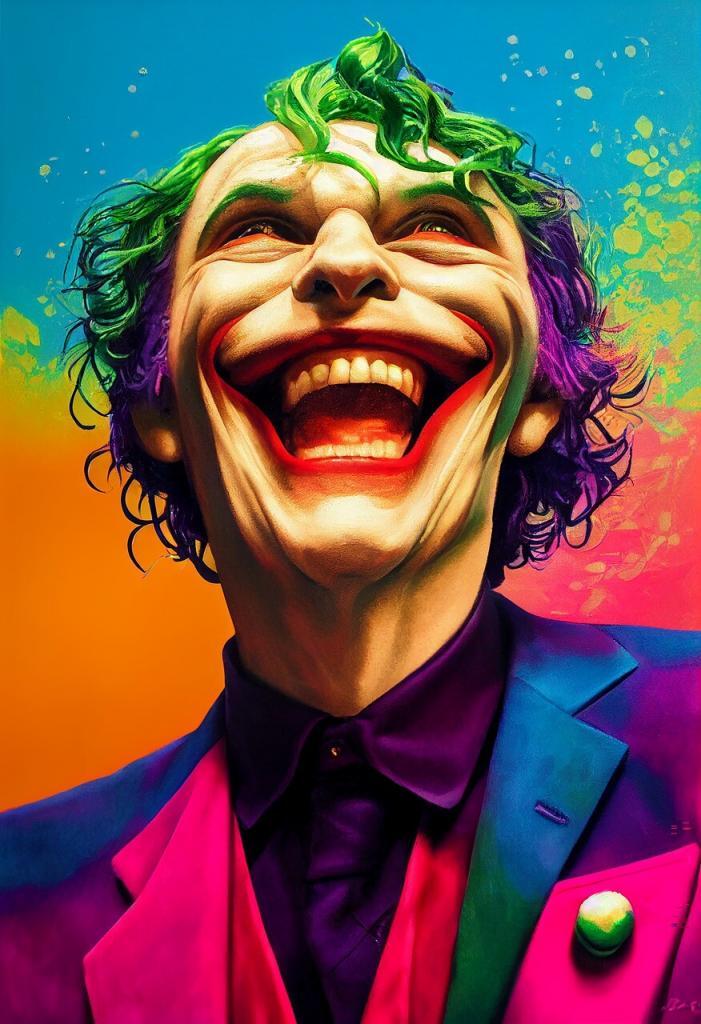joker, clown, smile