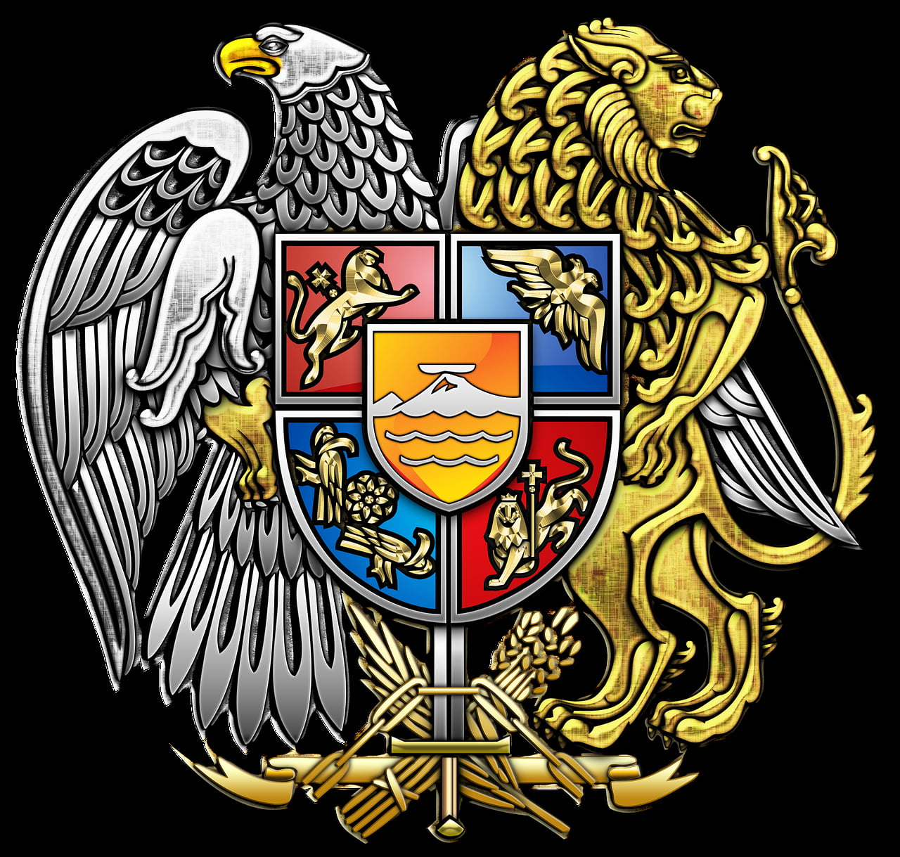 armenia, coat of arms, heraldry