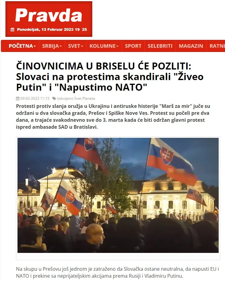 článok zo srbskej pravdy