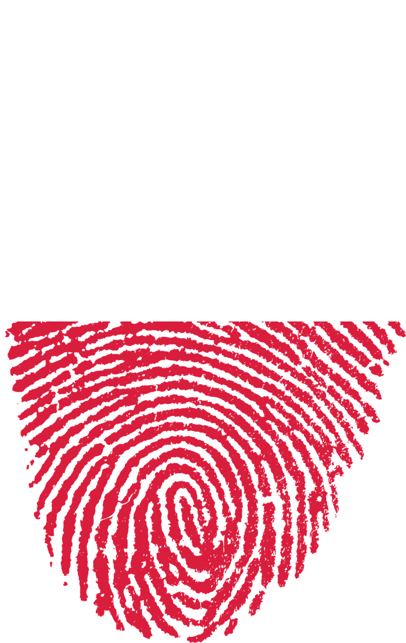 poland, flag, fingerprint