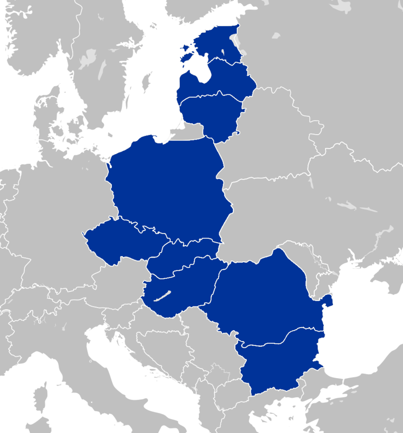 mapa európy