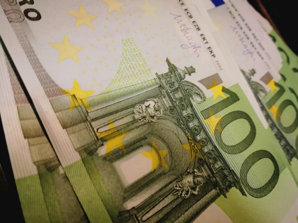 euro, money, cash register