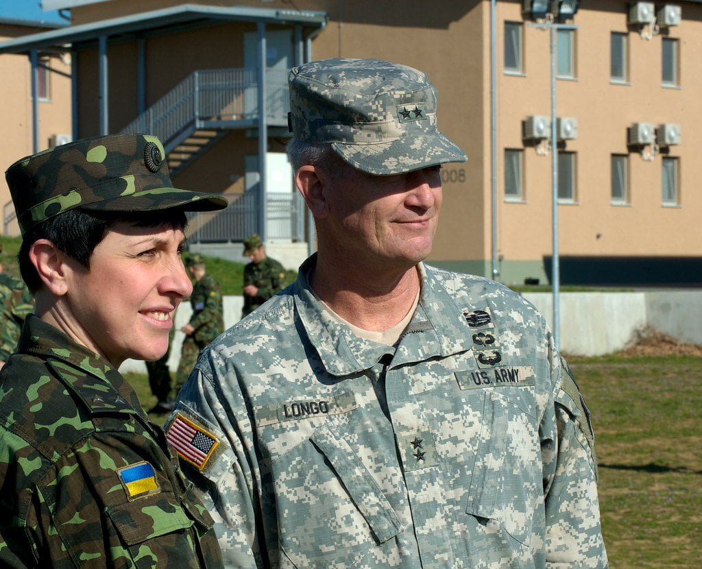 americký inštruktor v ukrajinskej armáde