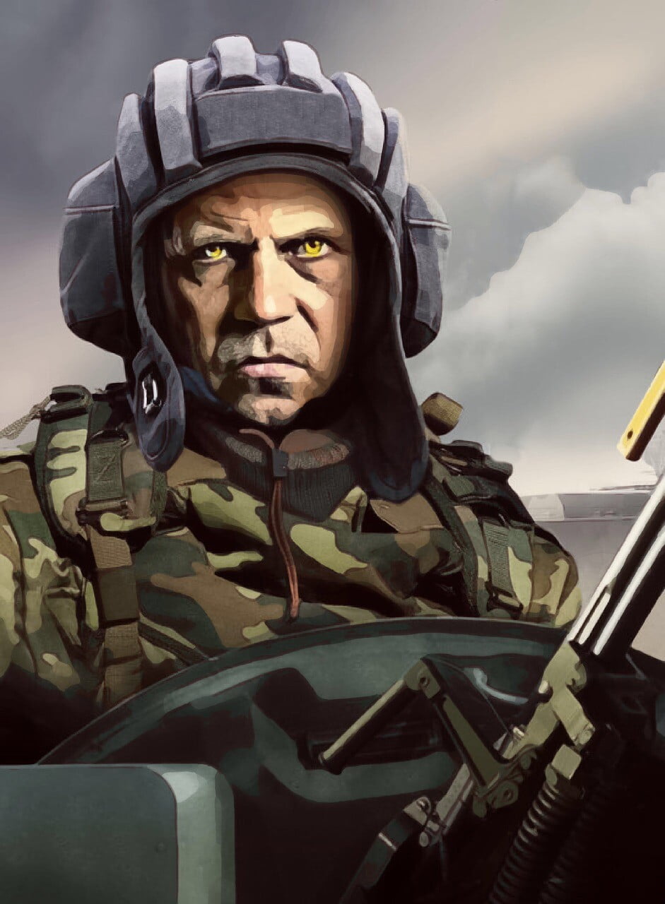 fighter, soldier, man