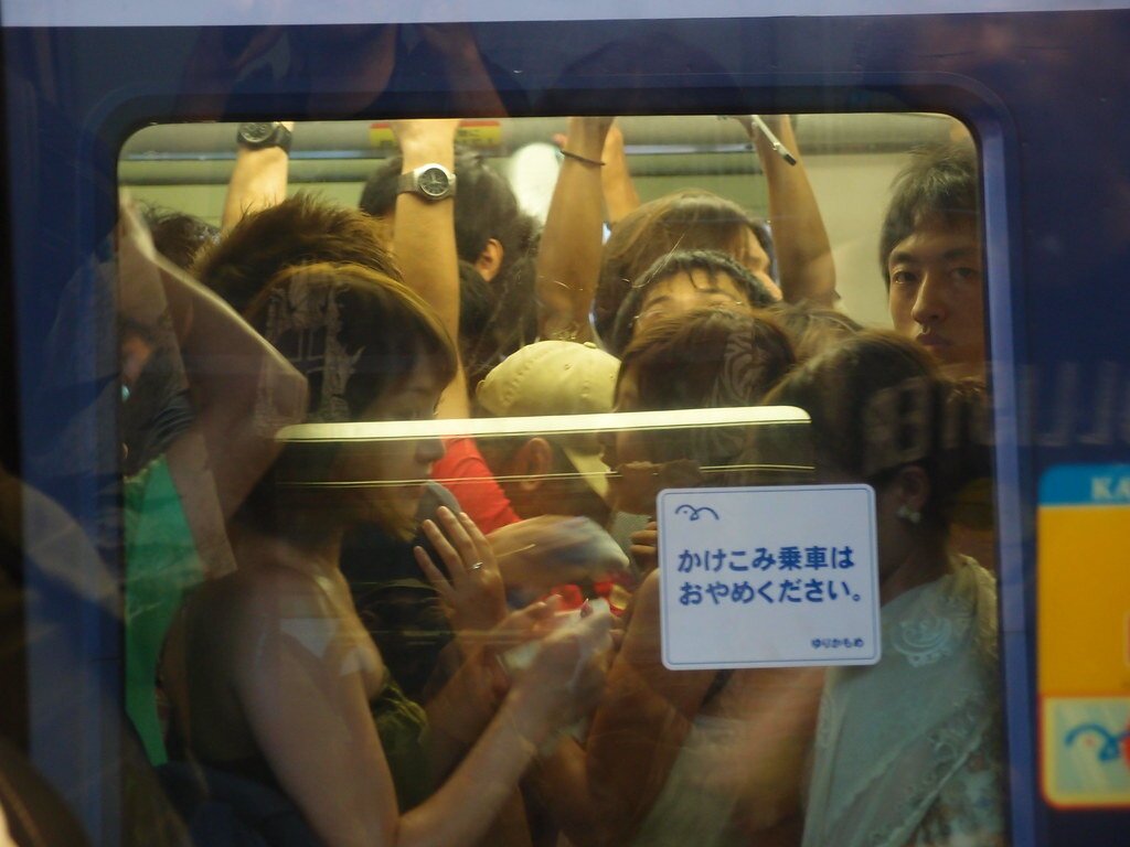 natrieskaný vagón metra