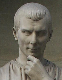 Niccolo Machiavelli - socha