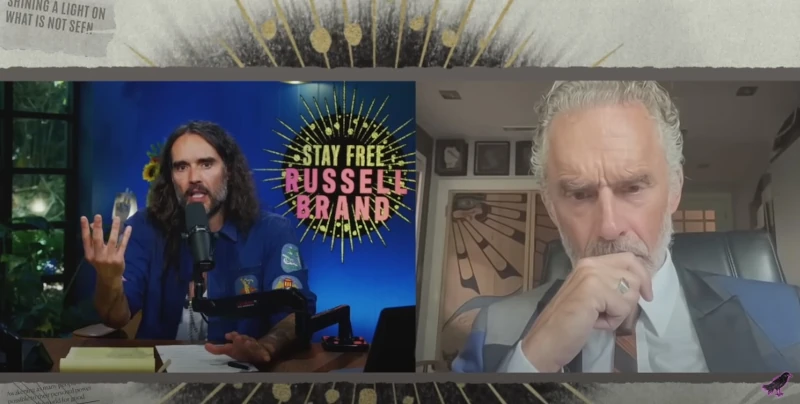Jordan Peterson a Russel Brand