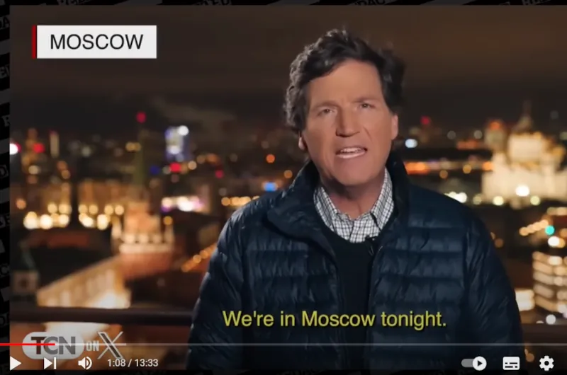 Tucker Carlson v Moskve