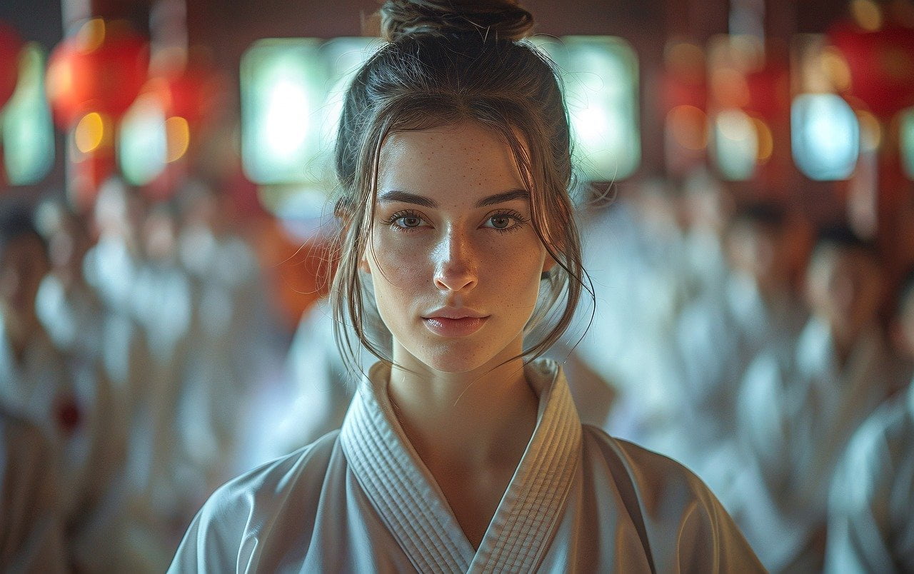 ai geObrázok je len ilustračný, nesúvisí priamo s textom.nerated, woman, martial arts