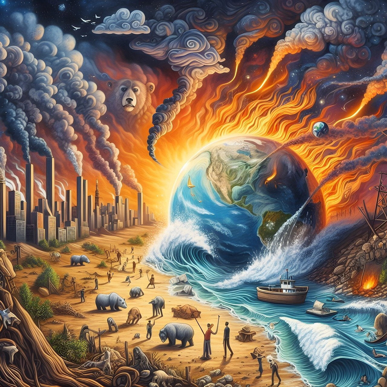 ai generated, earth, ecoloObrázok je len ilustračný, nesúvisí priamo s textom.gy