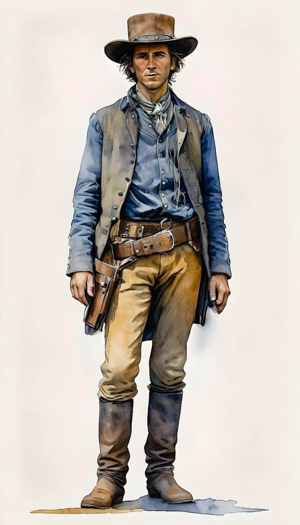 ai generated, man, cowboy