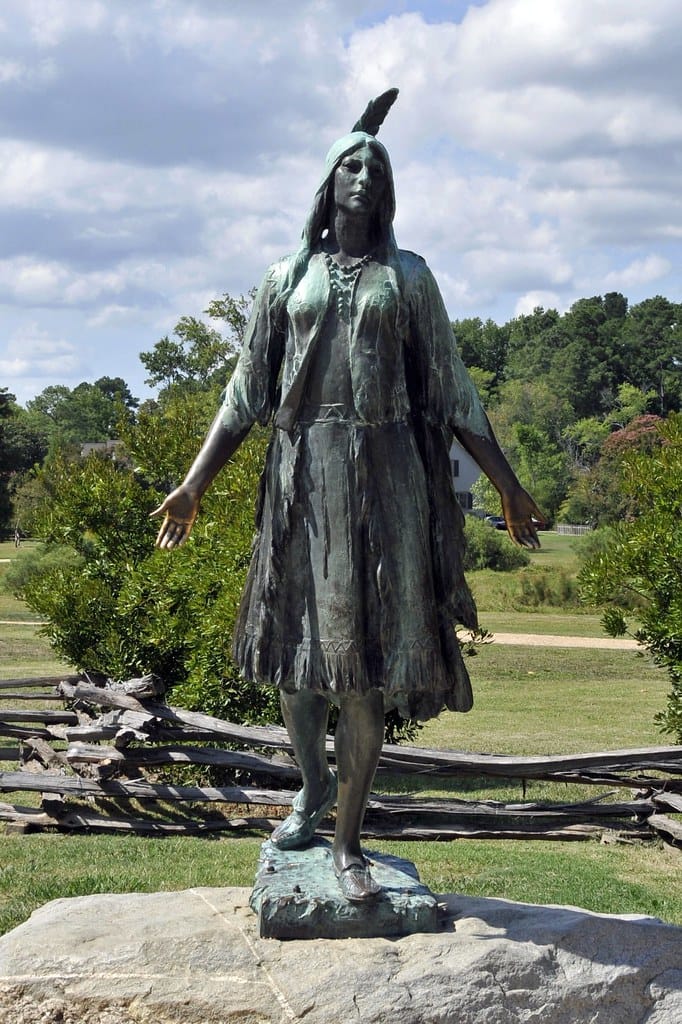 Pocahontas - socha