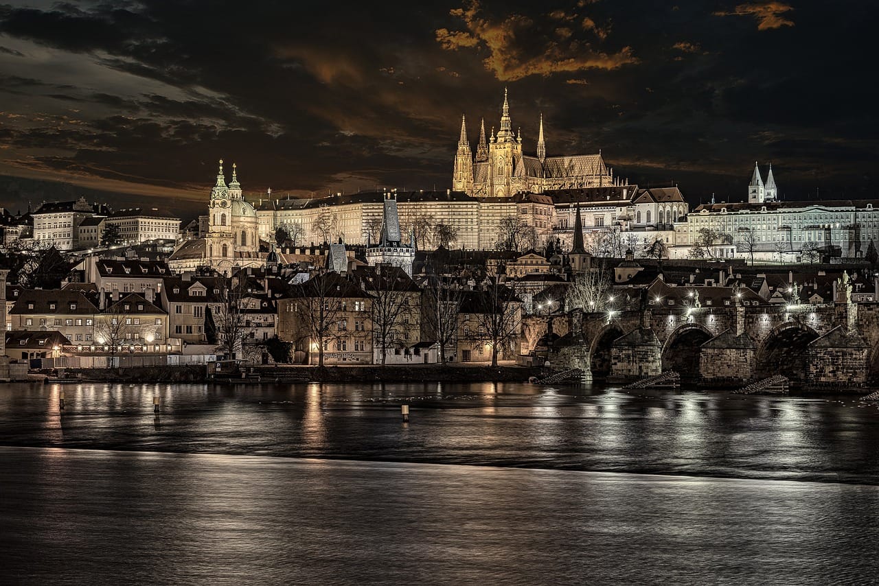 charles bridge, city, prague