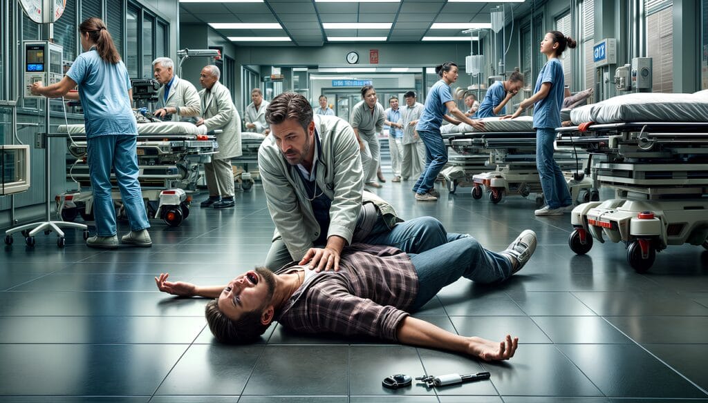 ai generated, emergency room, hospital