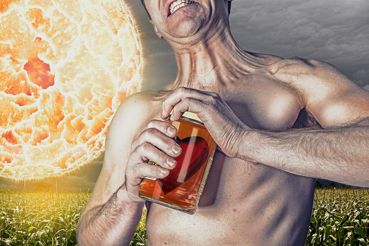 heart, jar, mason jar