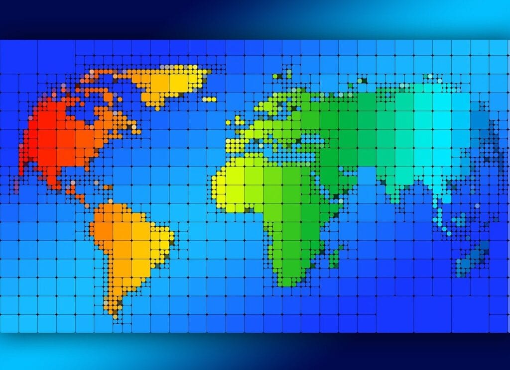 continents, globe, earth