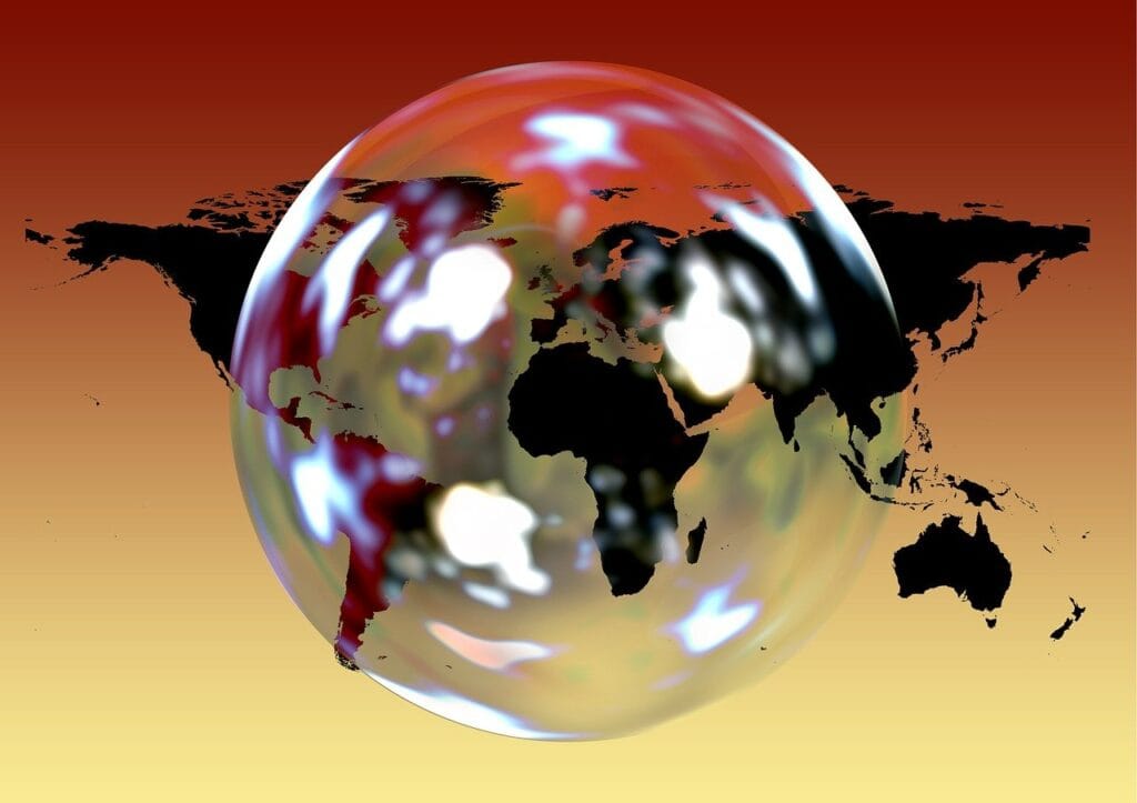 earth, soap bubble, continents, globe, world, global, globalization, map of the world, news, image, countries, world travel, international, globetrotter, orientation