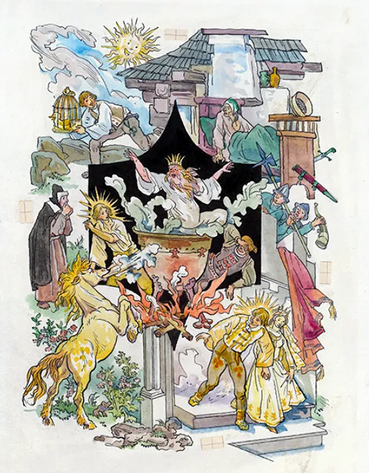 Jaroslav Vodrážka – Zlatá podkova, 20. storočie, 2. polovica, 1957–1958, Slovenská národná galéria, SNG, K 8047, https://www.webumenia.sk/dielo/SVK%3ASNG.K_8047