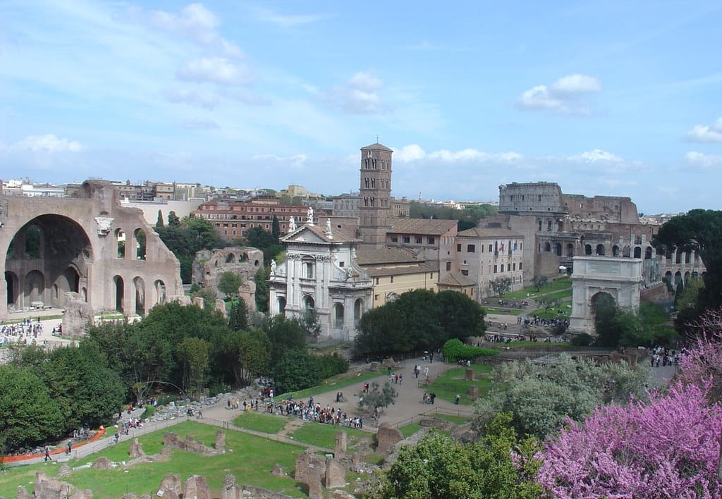 Pohľad na Forum Romanum