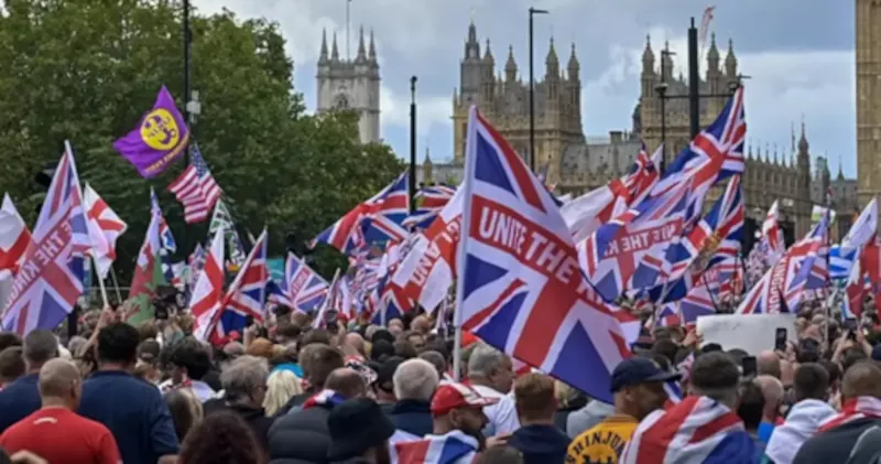 demonštrácia v Londýne