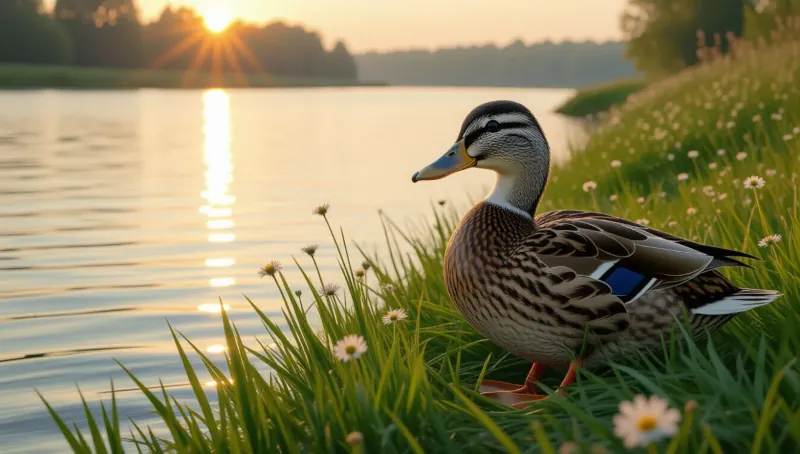 Zrána na brehu zadumaného Dunaja, kde trávnaté pobrežie voňalo čerstvou rosou a divokými kvetmi sa vynorila kačka. Vyzerala úplne obyčajne - trochu vážna, trochu zvedavá, trochu strapatá, s pohľadom, čo už veľa videl a zobákom, čo dlho mlčal.