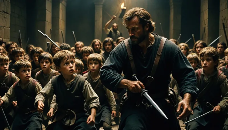 Keď Camillus obliehal mesto Faliskov, prišiel tamojší učiteľ na nápad, ako presvedčiť svoje rodisko ku kapitulácii a tak si zaviazať nových rímskych pánov. Potajomky vyviedol z mesta deti najvýznamnejších rodín a vydal ich Rimanom ako rukojemníkov. Hrdý Camillus však takúto ponuku neprijal, dal podlízavého učiteľa vyzliecť donaha a deťom dal do rúk palice, aby ho hnali späť do mesta.